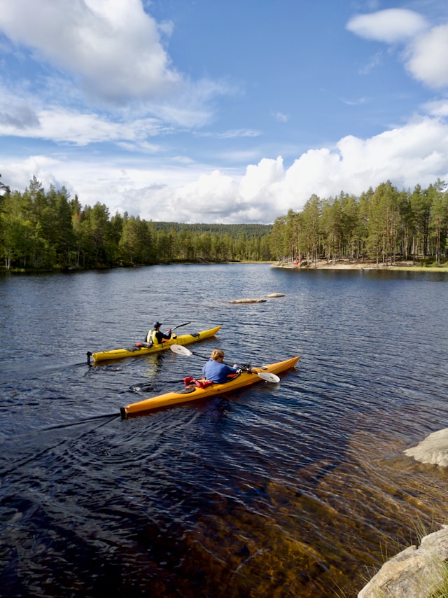Kayaking Transitions from Survival to Recreation
